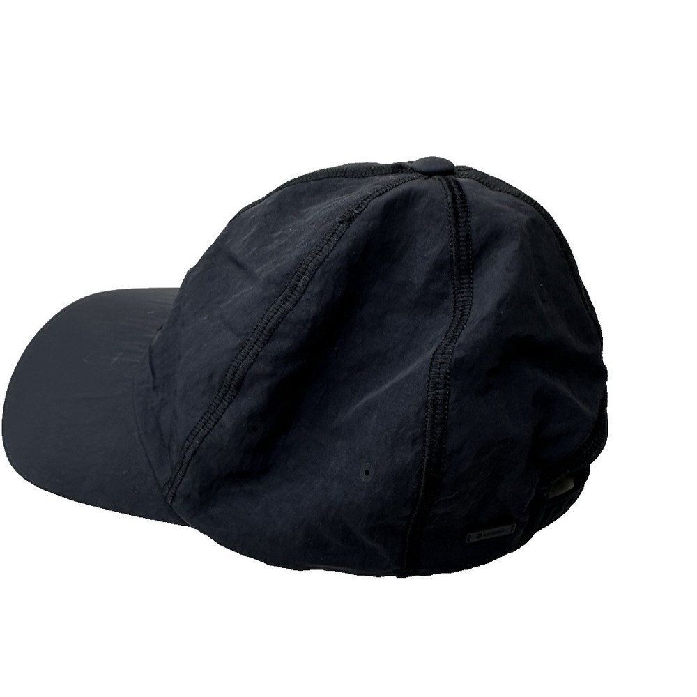 Lululemon Baller Hat Cap Black Soft Strap Back Performance Adjustable Workout